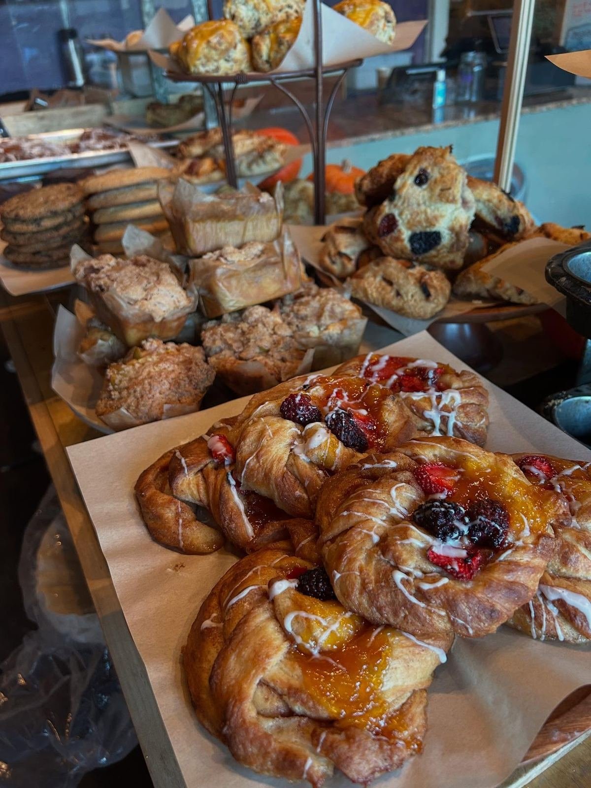 Fresh pastry case